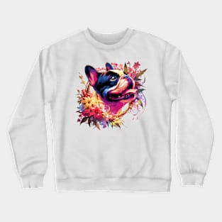 French Bulldog Melts Hearts on Mothers Day - Perfect Dog Mom Gift Crewneck Sweatshirt